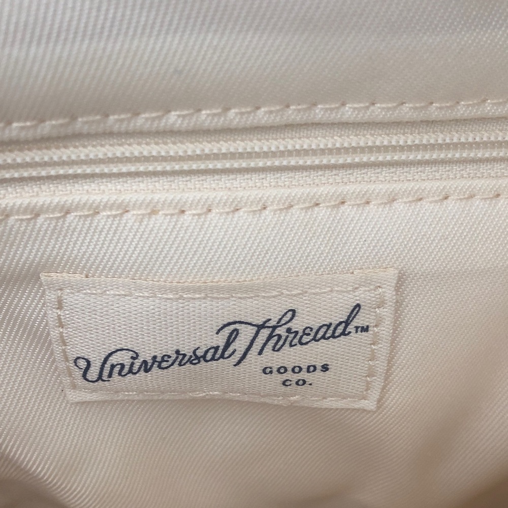 Universal Thread Cream Crossbody Bag with Checkered Strap, NWT - Picture 5 of 9